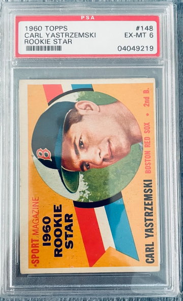 Carl Yastrzemski 1960 Topps #148 Rookie Star PSA 6