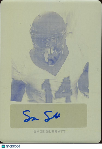 Sage Surratt 2021 Leaf Trinity Printing Plate