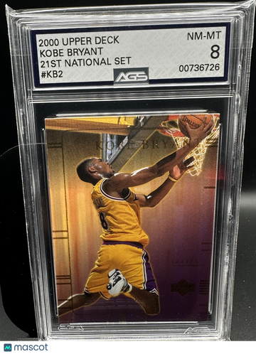 Kobe Bryant 2000 Upper Deck 21st National Set #KB2 Los Angeles Lakers Trading Card