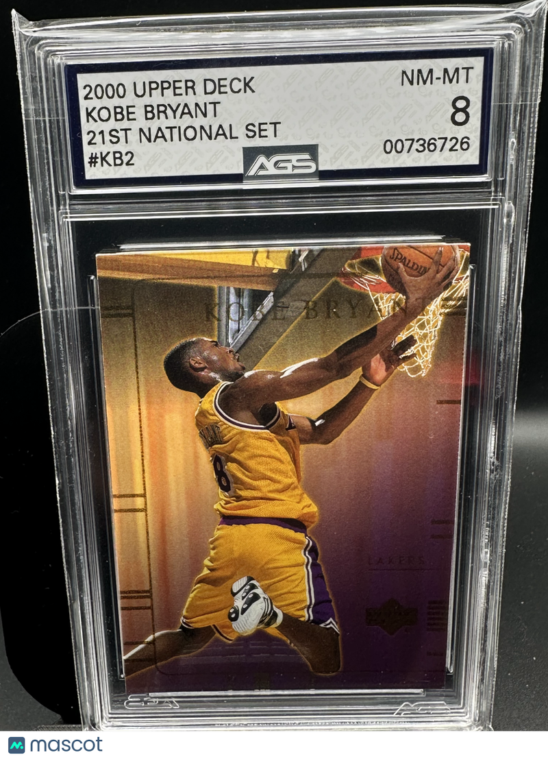 Kobe Bryant 2000 Upper Deck 21st National Set #KB2 Los Angeles