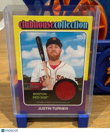 2024 Topps Heritage - Clubhouse Collection Relics Justin Turner #CCR-JT