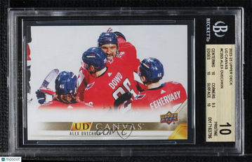 2022-23 Upper Deck Series 2 - UD Canvas Alex Ovechkin #C203 [None] BGS 10