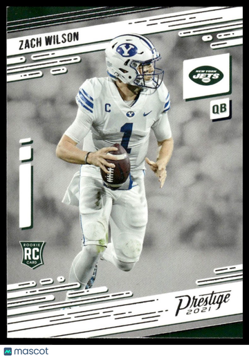 2021 Panini Prestige Zach Wilson #202 RC