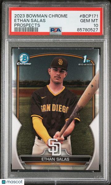 2023 Bowman Chrome Prospects Ethan Salas #BCP171 PSA 10