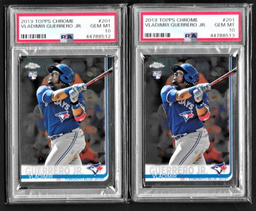 Vladimir Guerrero Jr. 2019 Topps Chrome #201 PSA 10 (2)