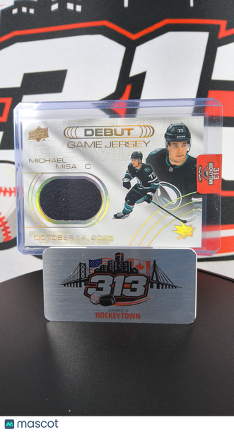 2025-26 Upper Deck Extended Series Debut Game Jersey Michael Misa #DGJ-MM