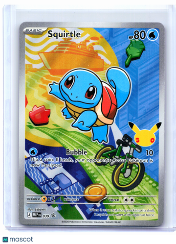 Mega Evolution Promo Squirtle Holo Black Star Promo #039