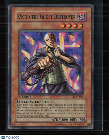 2003 Yu-Gi-Oh! Labyrinth of Nightmare Kycoo the Ghost Destroyer 1st Edition