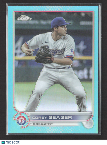 2022 Topps Chrome Corey Seager #USC120 Aqua Refractor