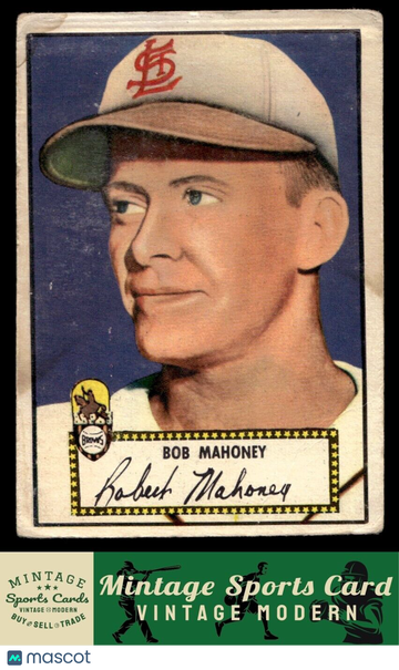 1952 Topps Bob Mahoney #58 RC