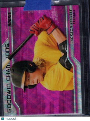 2023 Upper Deck Goodwin Champions Jackson Holliday #P60 Platinum Pink Wave