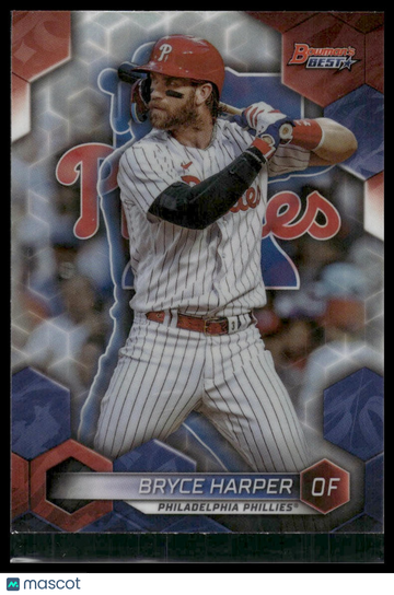2023 Bowman's Best Bryce Harper #4 Refractors