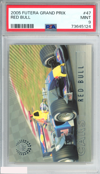 2005 FUTERA GRAND PRIX RED BULL #47 PSA 9 MINT