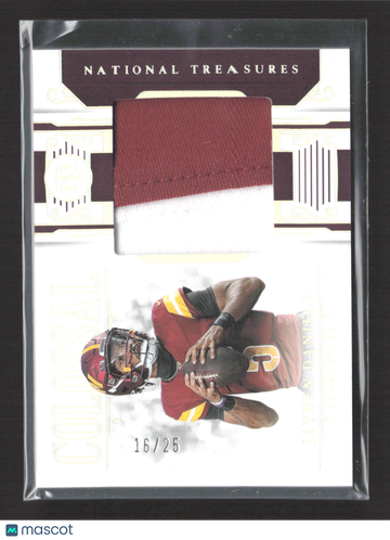 2025 Panini National Treasures Colossal Jayden Daniels #CMS-JDS /25 Jersey Patch Memorabilia