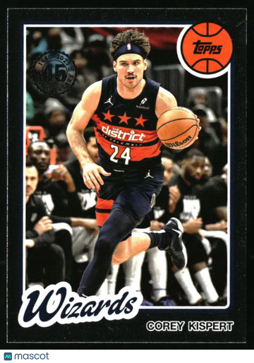 2025-26 Topps Corey Kispert #80BK-13 1980-81 Topps Basketball Washington Wizards