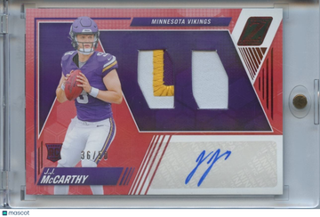 2024 J.J. McCarthy Rookie Panini Authentic