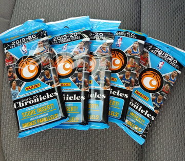 Your 2019-20 NBA Chronicles 5 Fat Packs sold for $65.