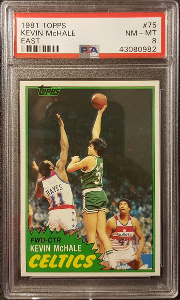 1981 Topps Kevin McHale PSA 8 Boston Celtics