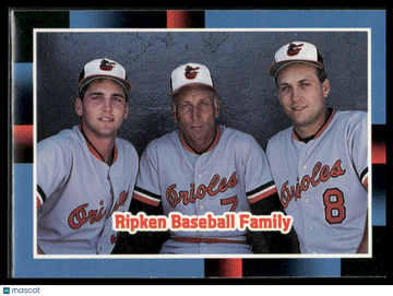 1988 Donruss Ripken Family (Billy Ripken / Cal Ripken Sr. / Cal Ripken Jr.) #625
