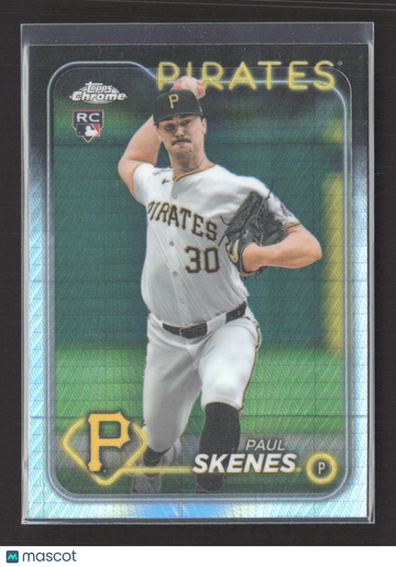 2024 Topps Chrome Update Paul Skenes #USC88 Refractor RC