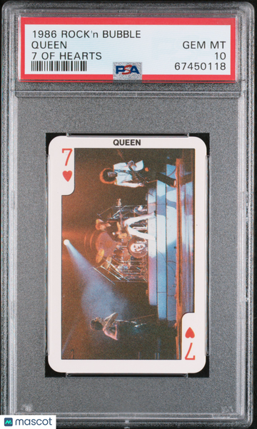 1986 Rock'N Bubble Queen PSA 10