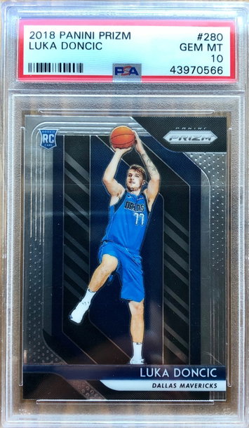 LUKA DONCIC 2018-19 Prizm Base RC PSA 10