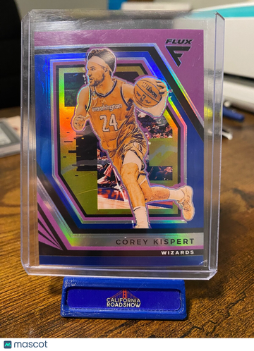2022-23 Panini Flux Corey Kispert #92 Blue Parallel/Variety