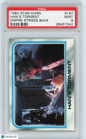 1980 Star Wars Empire Strikes Back Han's Torment #197 PSA 9