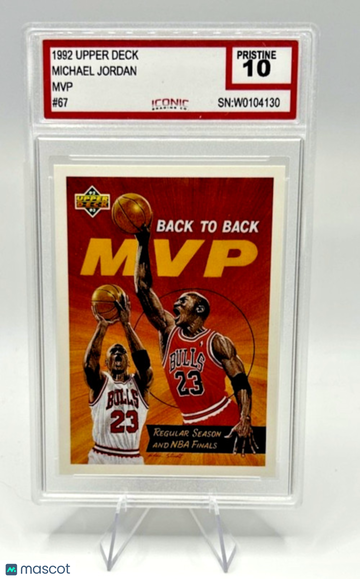 1992-93 Upper Deck Michael Jordan #67 [Base] Base Set SGC 10