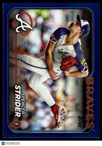 2024 Topps Spencer Strider #11 Royal Blue