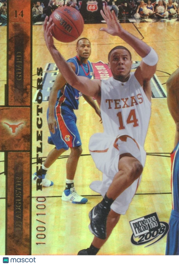 DJ Augustin D.J. Augustin 2008 Press Pass Rookie Texas Longhorns