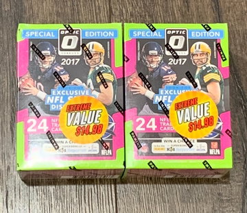 (2) 2017 Optic Football Blaster Boxes