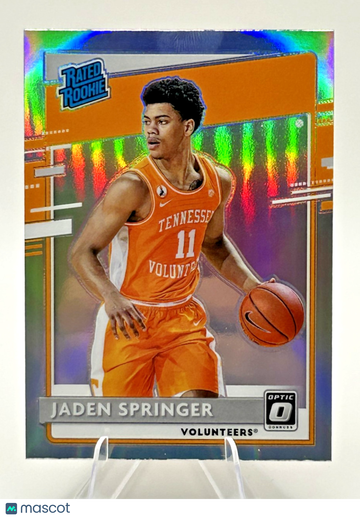 2021-22 Panini Chronicles Draft Picks Jaden Springer #220 Holo Parallel/Variety Rookie Base Set Donruss
