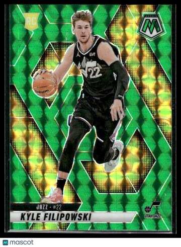 2024 Panini Mosaic Kyle Filipowski #231 Green Mosaic RC