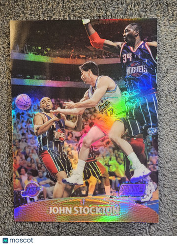 1999 Stadium Club Chrome John Stockton #105 Refractor