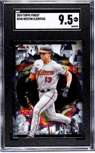 2024 Topps Finest Heston Kjerstad #248 RC SGC 9.5