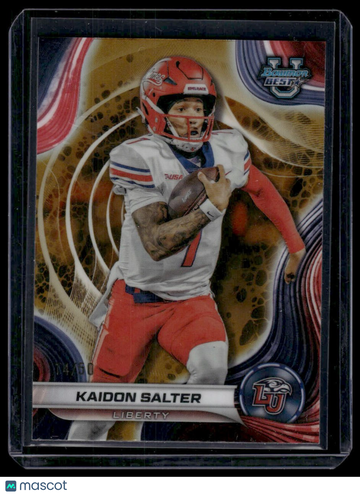 2024 Bowman University Best Kaidon Salter #19 Gold Refractor SN