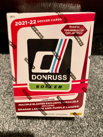 2021-22 Panini Donruss Soccer Road to Qatar World Cup Sealed Blaster