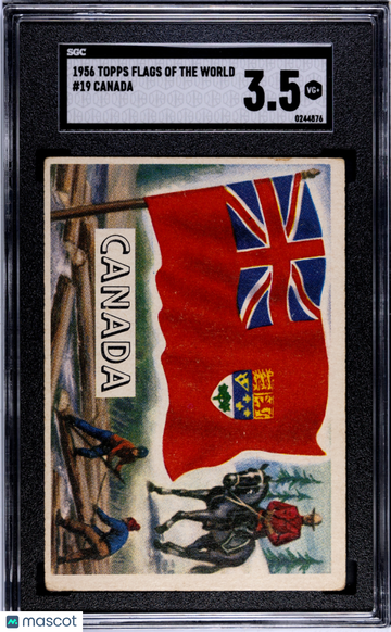1956 Topps Flags Of The World Canada #19 SGC 3.5