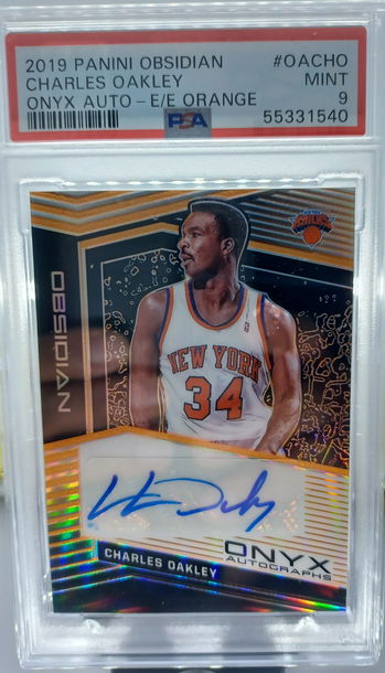 2019 Obsidian Charles Oakley Auto / 50 PSA 9 
