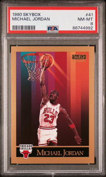 1990 Skybox Michael Jordan #41 PSA 8