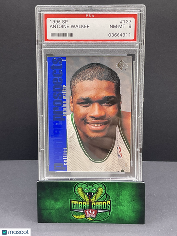 1996 Upper Deck SP Antoine Walker #127 PSA 8