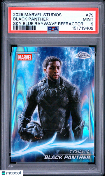 2025 Topps Marvel Studios Chrome Black Panther #79 PSA 9