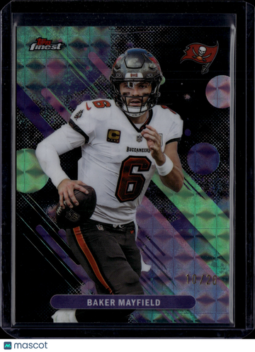 2025 Topps Finest Baker Mayfield #66 Refractor /20