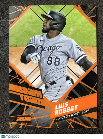 Luis Robert 2021 Topps Stadium Club Beam Team Orange #16/50 Chicago White Sox ⚾