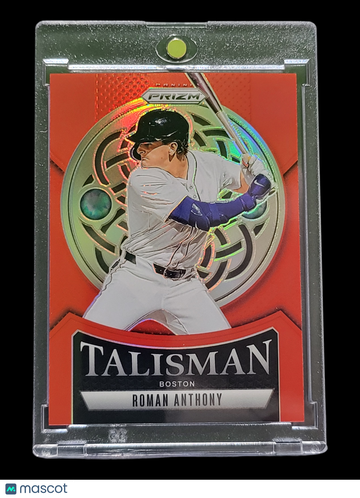 2025 Panini Prizm Baseball Talisman Roman Anthony #6 Red /199