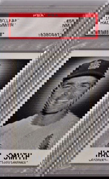 1960 Leaf Hal Smith #58 PSA 7 P1249