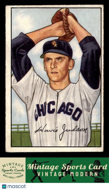1952 Bowman Howie Judson #149