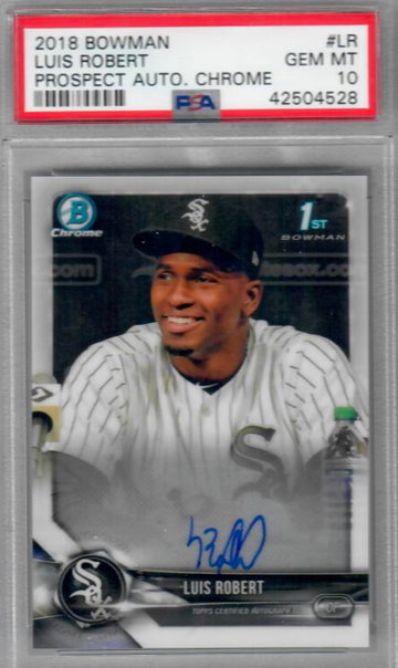 Luis Robert Bowman Chrome Base Auto