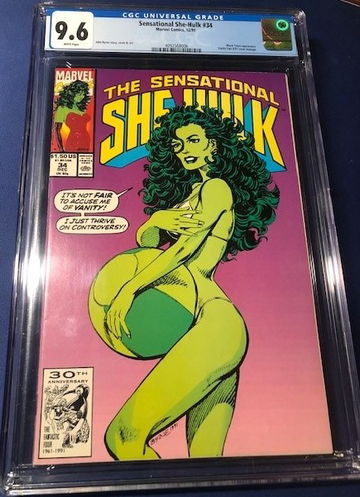 The Sensational She-Hulk #34 CGC 9.6